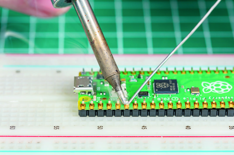 Figure 1-12: Add a little solder