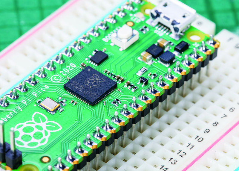 Figure 1-16: All the pins correctly soldered